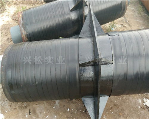 興松鋼管 專業(yè)生產(chǎn)福海鋼套鋼預制直埋固定墩并提供優(yōu)質橡膠防塵套銷售服務